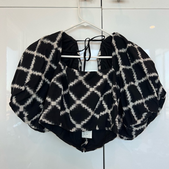 Rachel Comey Limbara Top in Black Plaid - size 0 - Picture 3 of 4